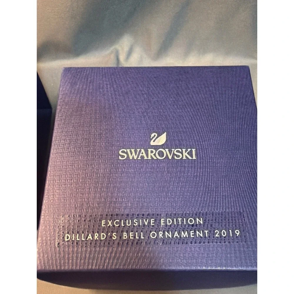 Swarovski 2019 Dillard's Exclusive Edition Bell Ornament Clear Crystal 5476011